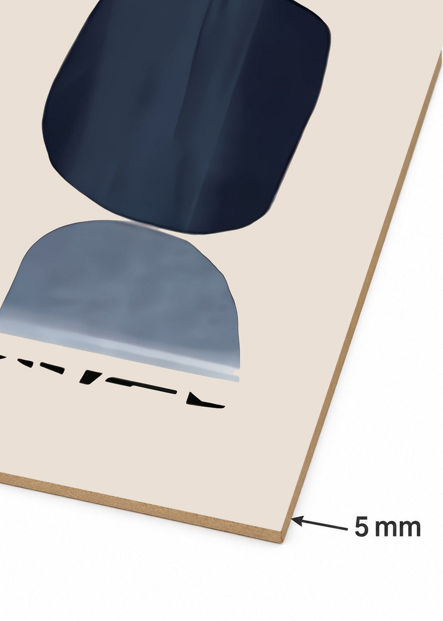 Detalle del canto de MDF de 5 mm