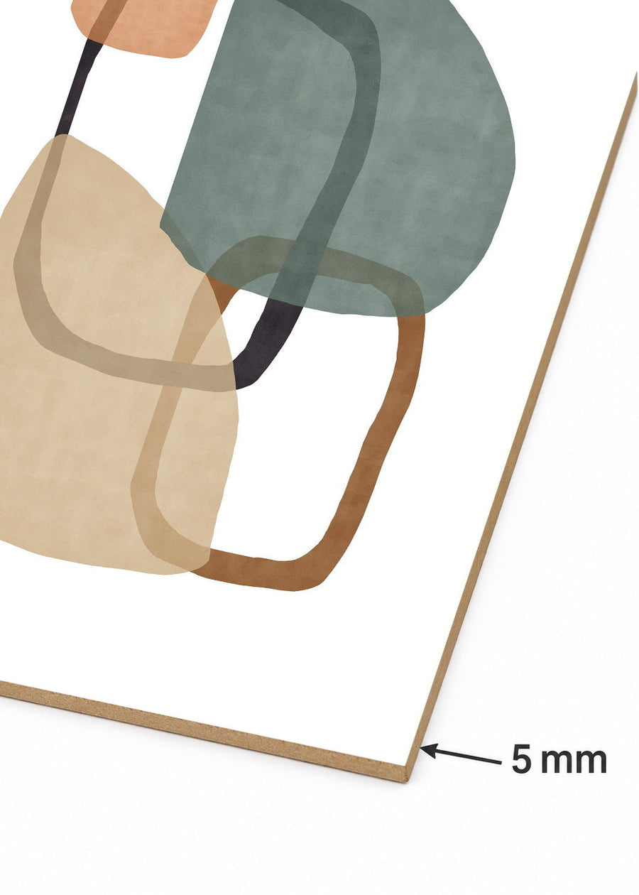 Detalle del canto de MDF de 5 mm