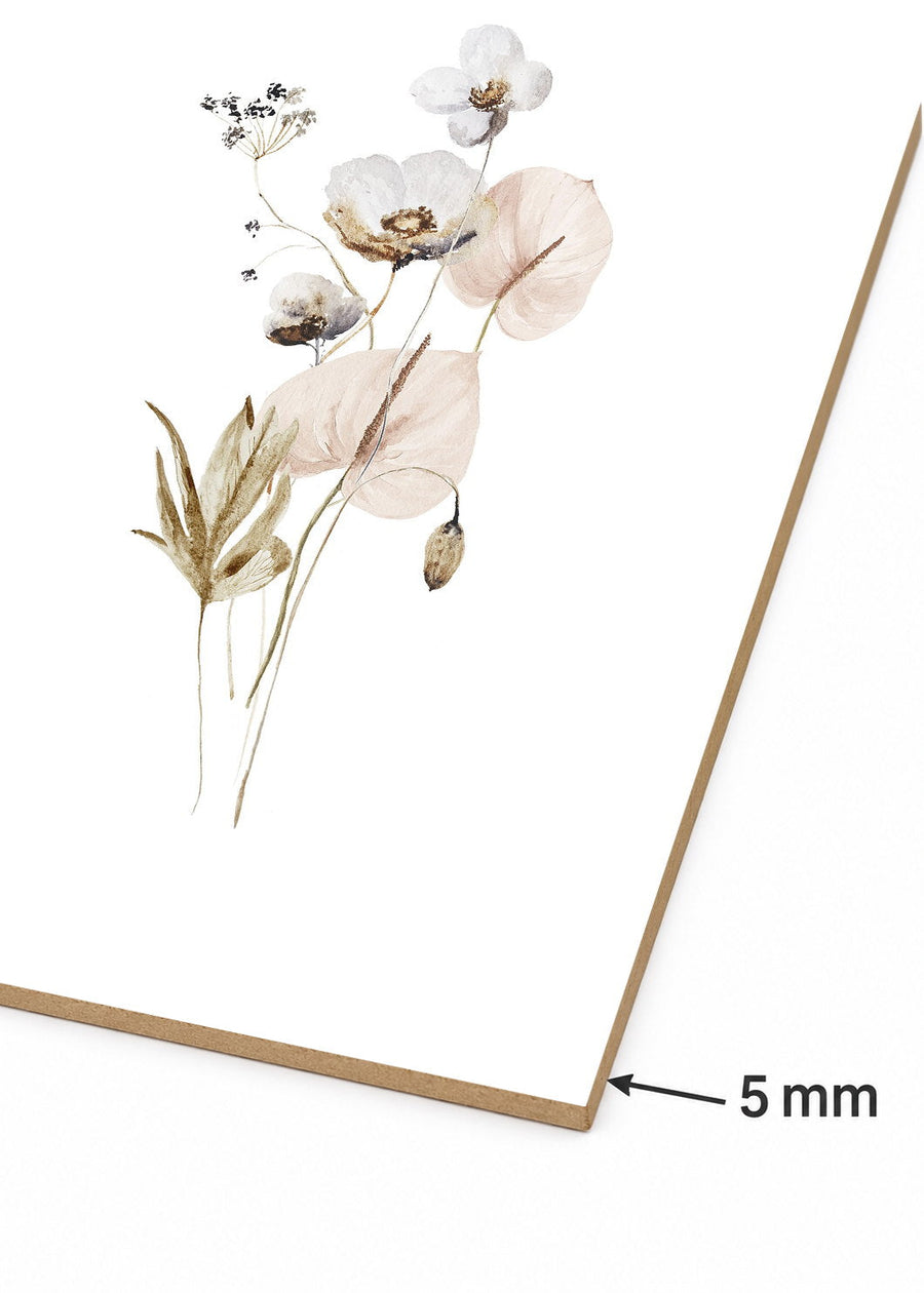 Detalle del canto de MDF de 5 mm