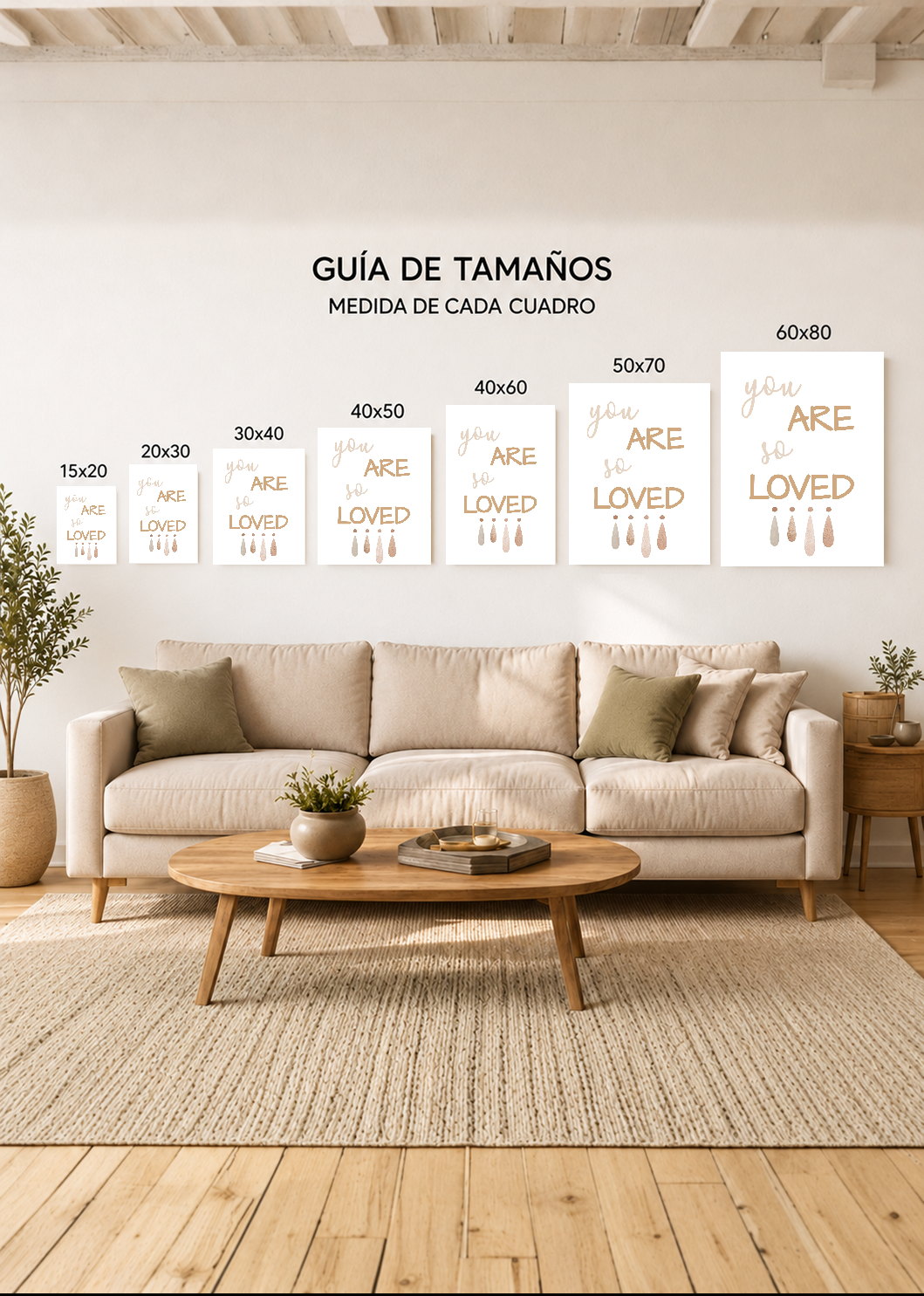 Set x3 Cuadros Decorativos Mural Sin Marco 5mm - Infantiles, Wonderland XIV