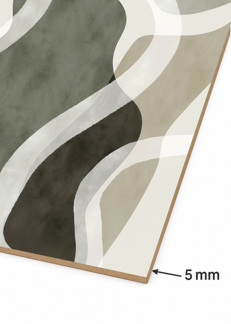 Detalle del canto de MDF de 5 mm