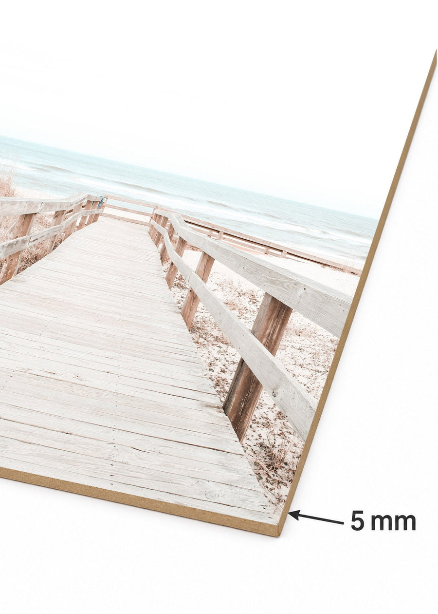 Detalle del canto de MDF de 5 mm