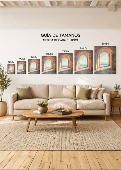 Set x3 Cuadros Decorativos Mural Sin Marco 5mm - Surf, Playa, Tabla, Olas y Arena XV