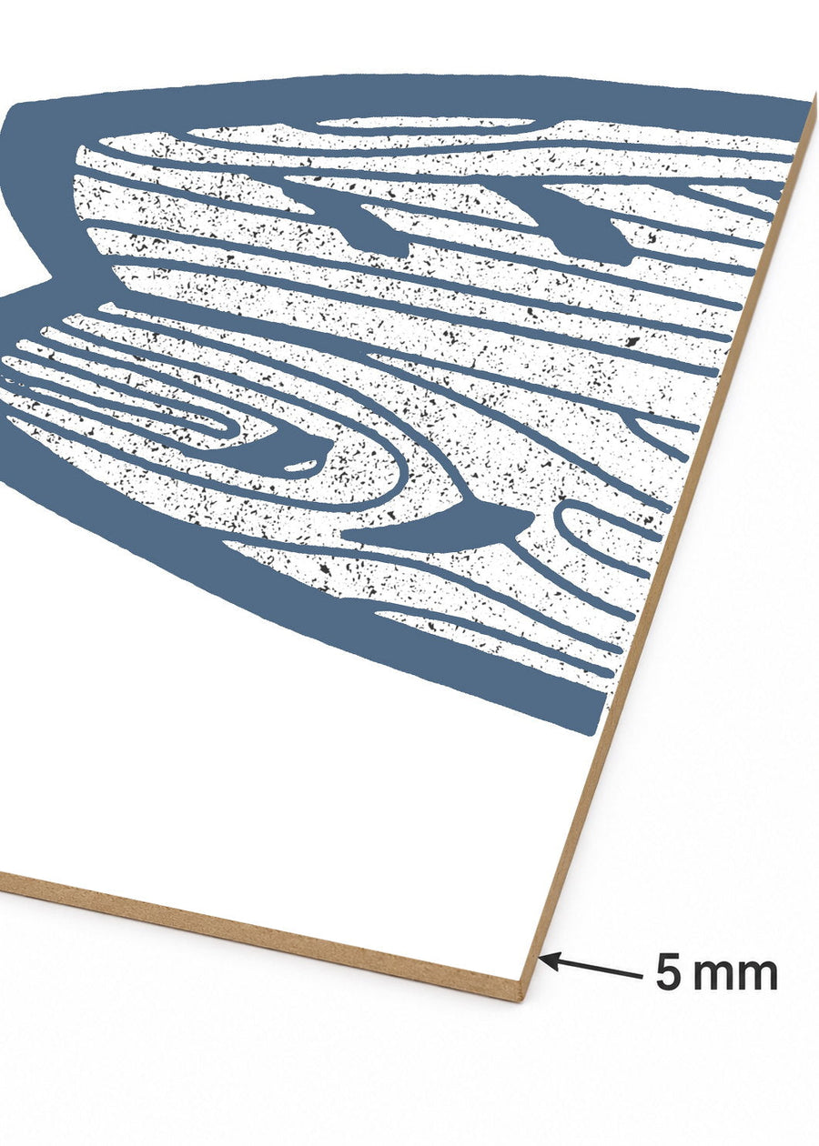 Detalle del canto de MDF de 5 mm
