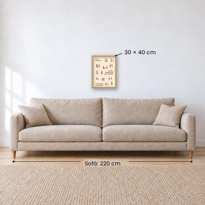 Cuadro Decorativo Abstractos, Ilustraciones Modernas Frases Motivación