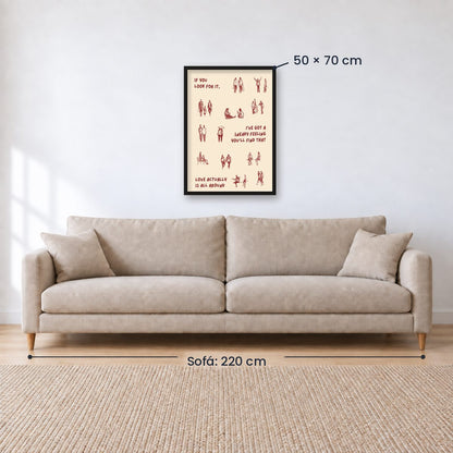 Cuadro Decorativo Abstractos, Ilustraciones Modernas Frases Motivación