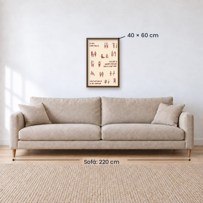 Cuadro Decorativo Abstractos, Ilustraciones Modernas Frases Motivación