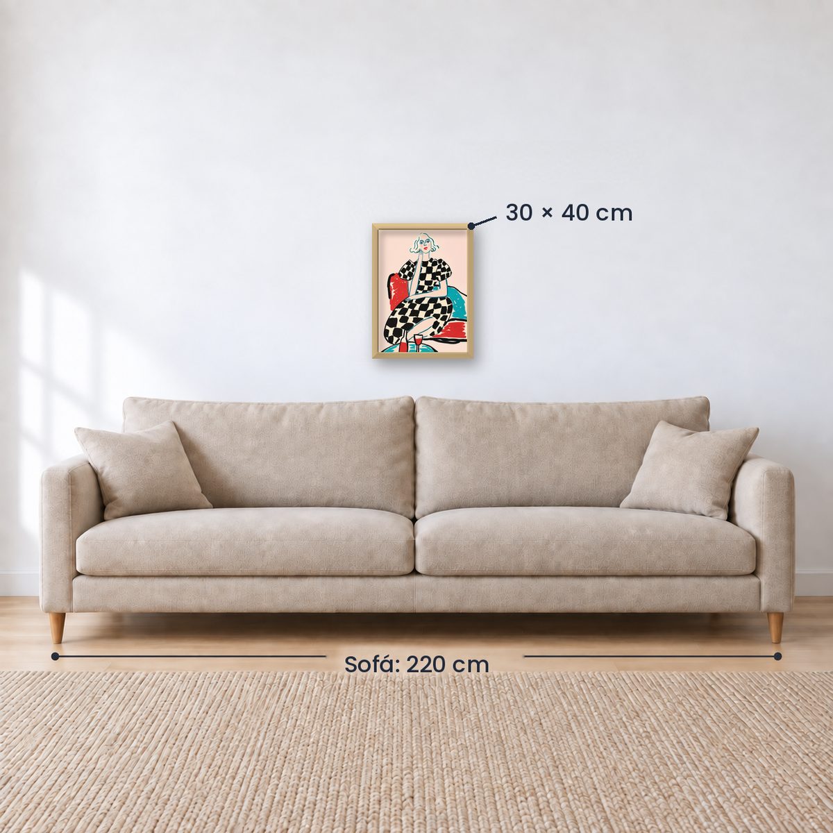 Cuadro Decorativo Abstractos, Ilustraciones Modernas XXXIV