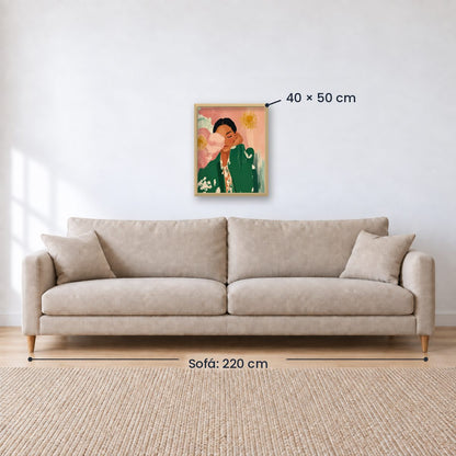Cuadro Decorativo Abstractos, Ilustraciones Modernas XXXXII
