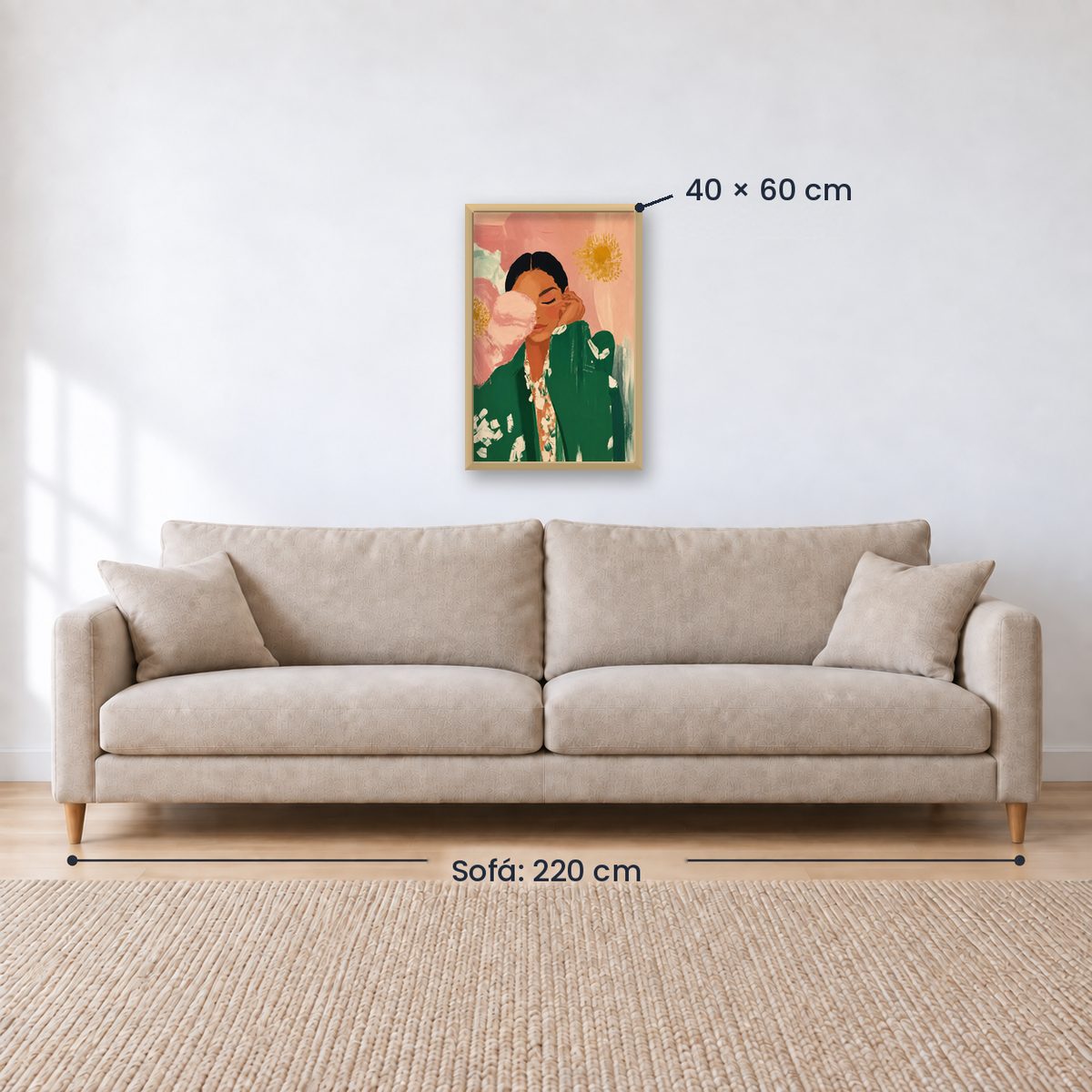 Cuadro Decorativo Abstractos, Ilustraciones Modernas XXXXII