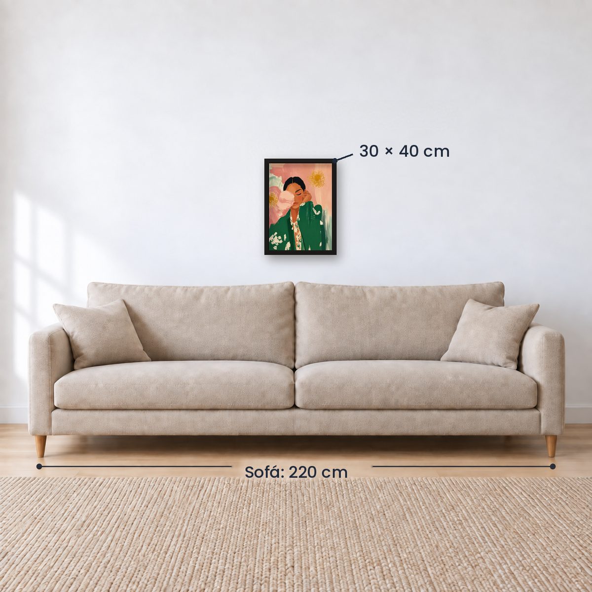 Cuadro Decorativo Abstractos, Ilustraciones Modernas XXXXII