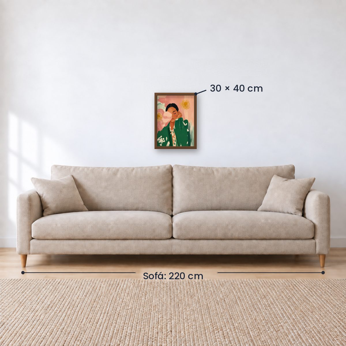Cuadro Decorativo Abstractos, Ilustraciones Modernas XXXXII