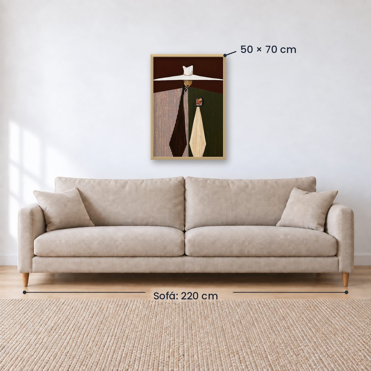 Cuadro Decorativo Abstractos, Ilustraciones Modernas XXXXVIII