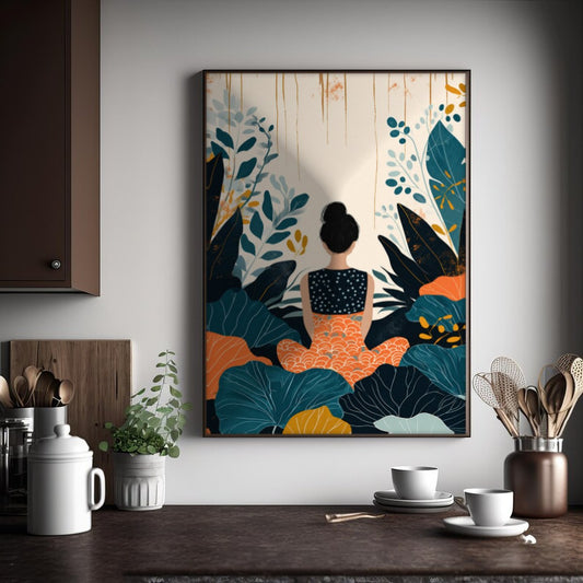 Cuadro Decorativo Abstractos, Modernos, Ilustraciones Modernas XIII