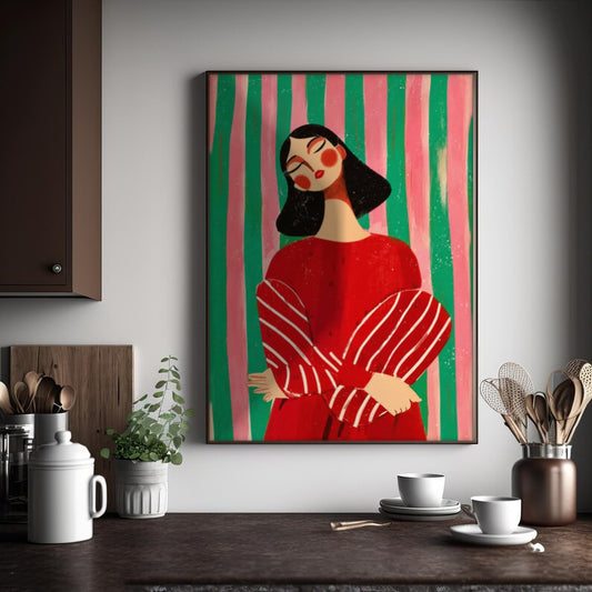 Cuadro Decorativo Abstractos, Modernos, Ilustraciones Modernas XXIX