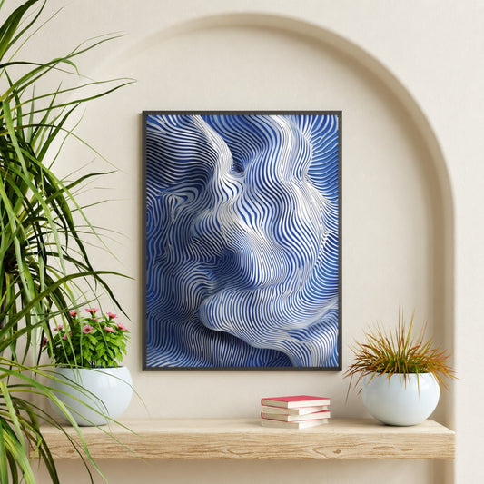 Cuadro Decorativo Azul como el mar AZUL I