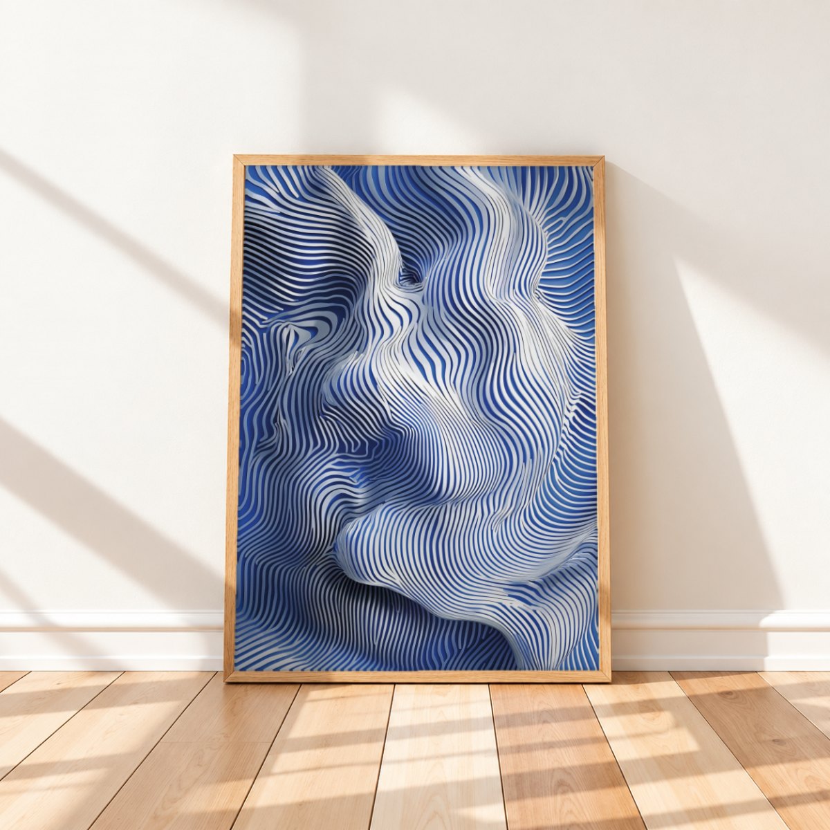 Cuadro Decorativo Azul como el mar AZUL I