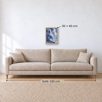 Cuadro Decorativo Azul como el mar AZUL I