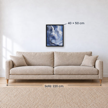 Cuadro Decorativo Azul como el mar AZUL I