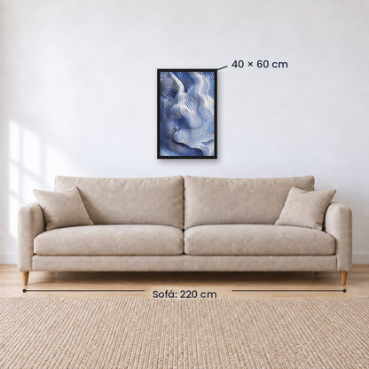 Cuadro Decorativo Azul como el mar AZUL I