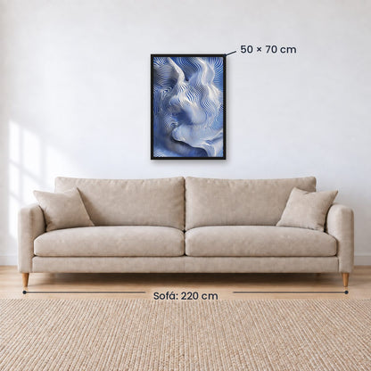 Cuadro Decorativo Azul como el mar AZUL I