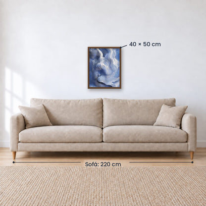 Cuadro Decorativo Azul como el mar AZUL I