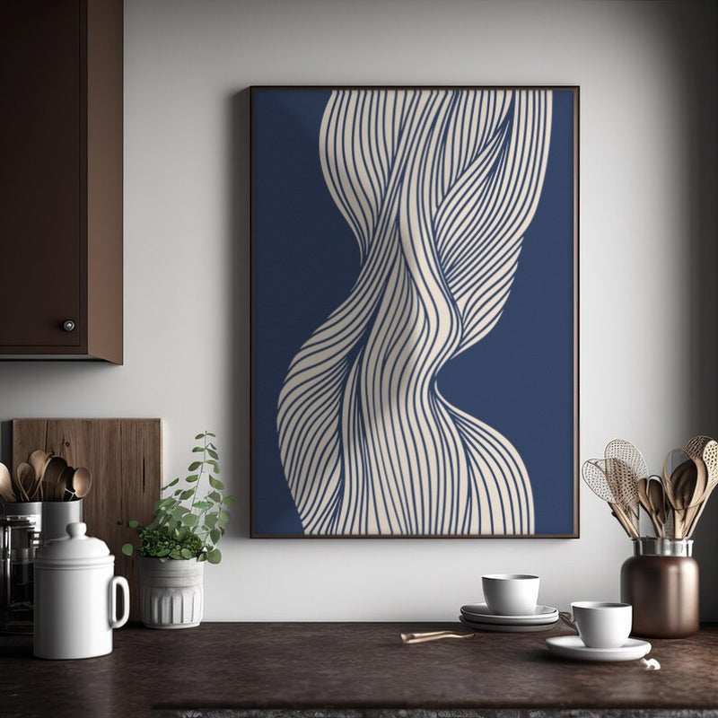 Cuadro Decorativo Azul como el mar AZUL II