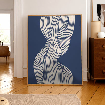 Cuadro Decorativo Azul como el mar AZUL II