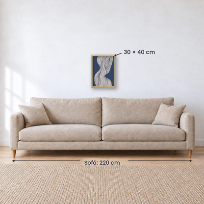 Cuadro Decorativo Azul como el mar AZUL II