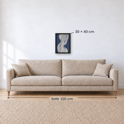 Cuadro Decorativo Azul como el mar AZUL II