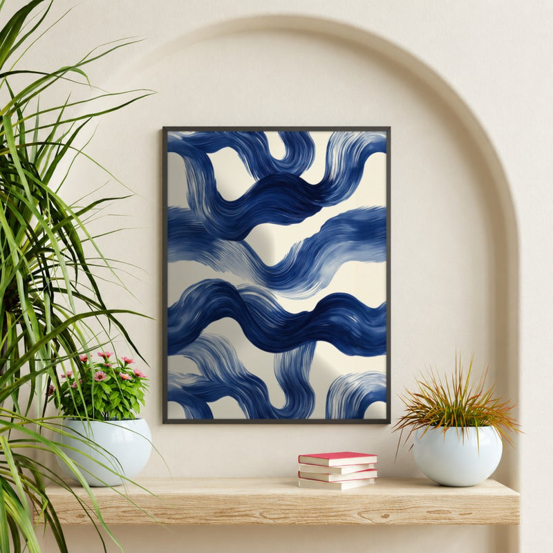 Cuadro Decorativo Azul como el mar AZUL III