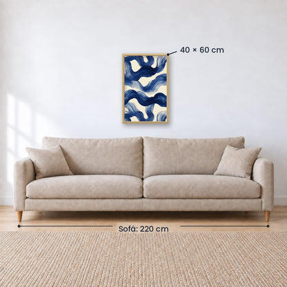 Cuadro Decorativo Azul como el mar AZUL III