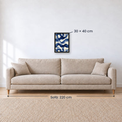 Cuadro Decorativo Azul como el mar AZUL III