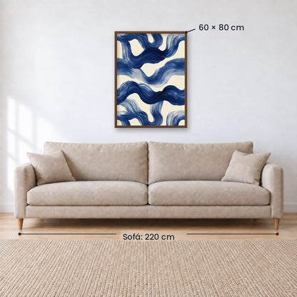 Cuadro Decorativo Azul como el mar AZUL III