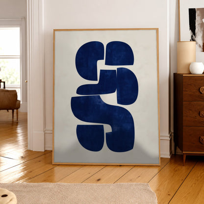 Cuadro Decorativo Azul como el mar AZUL V