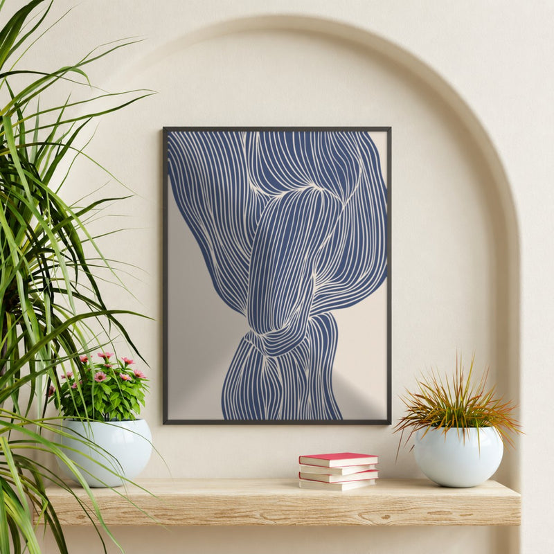 Cuadro Decorativo Azul como el mar AZUL VI