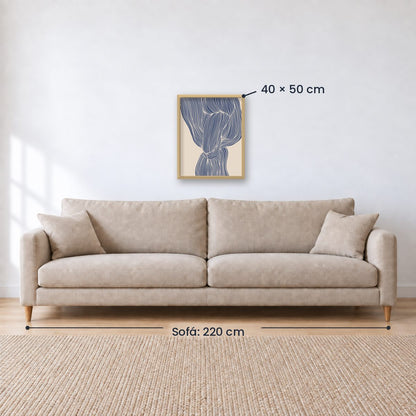 Cuadro Decorativo Azul como el mar AZUL VI