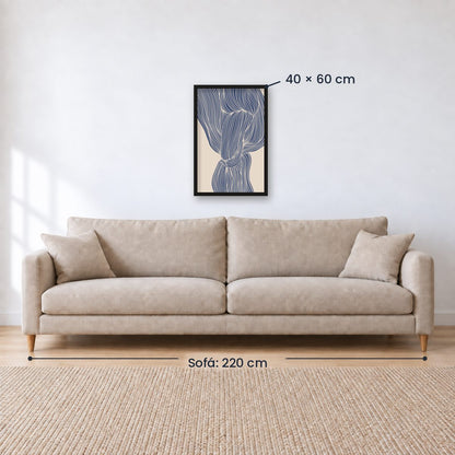 Cuadro Decorativo Azul como el mar AZUL VI