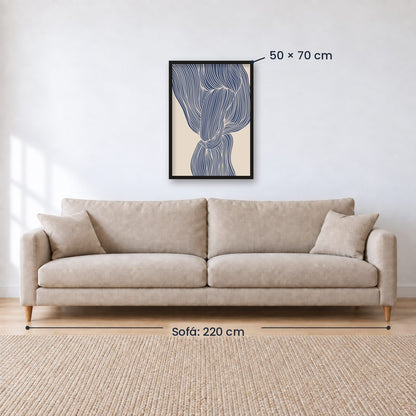 Cuadro Decorativo Azul como el mar AZUL VI