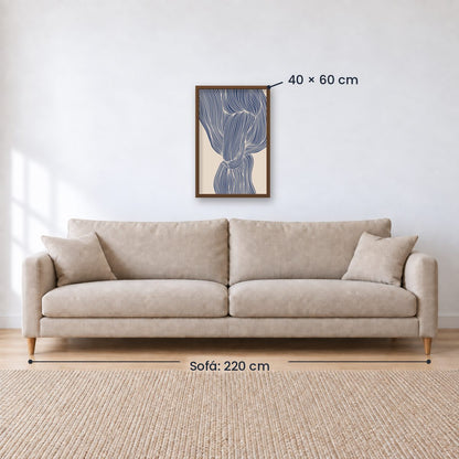 Cuadro Decorativo Azul como el mar AZUL VI