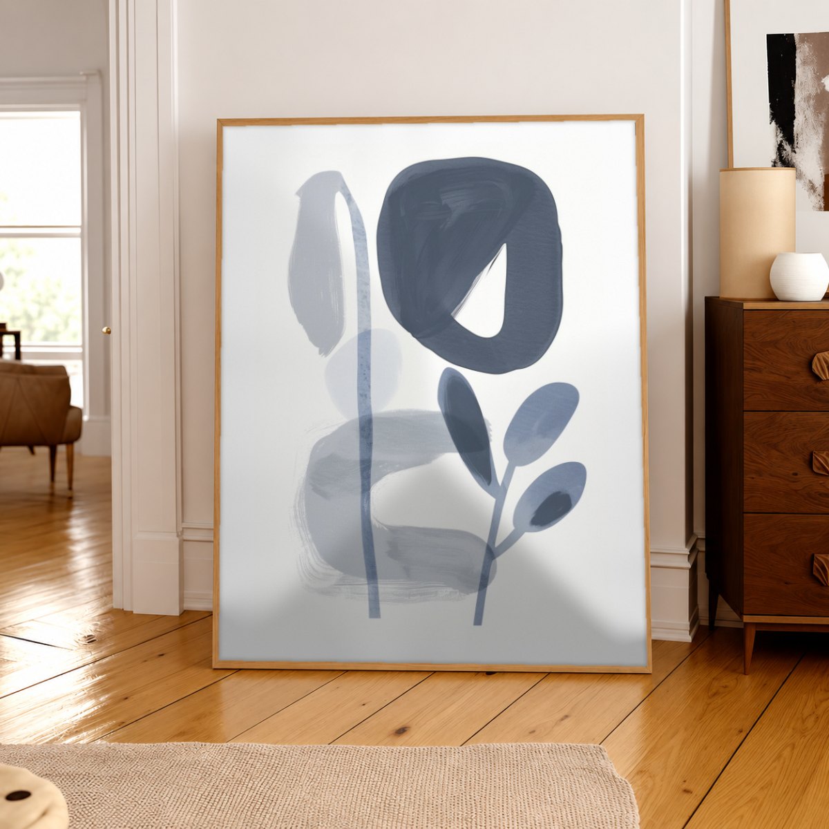 Cuadro Decorativo Azul como el mar AZUL VII
