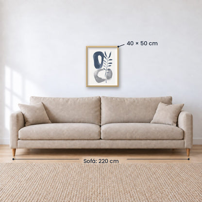 Cuadro Decorativo Azul como el mar AZUL VIII