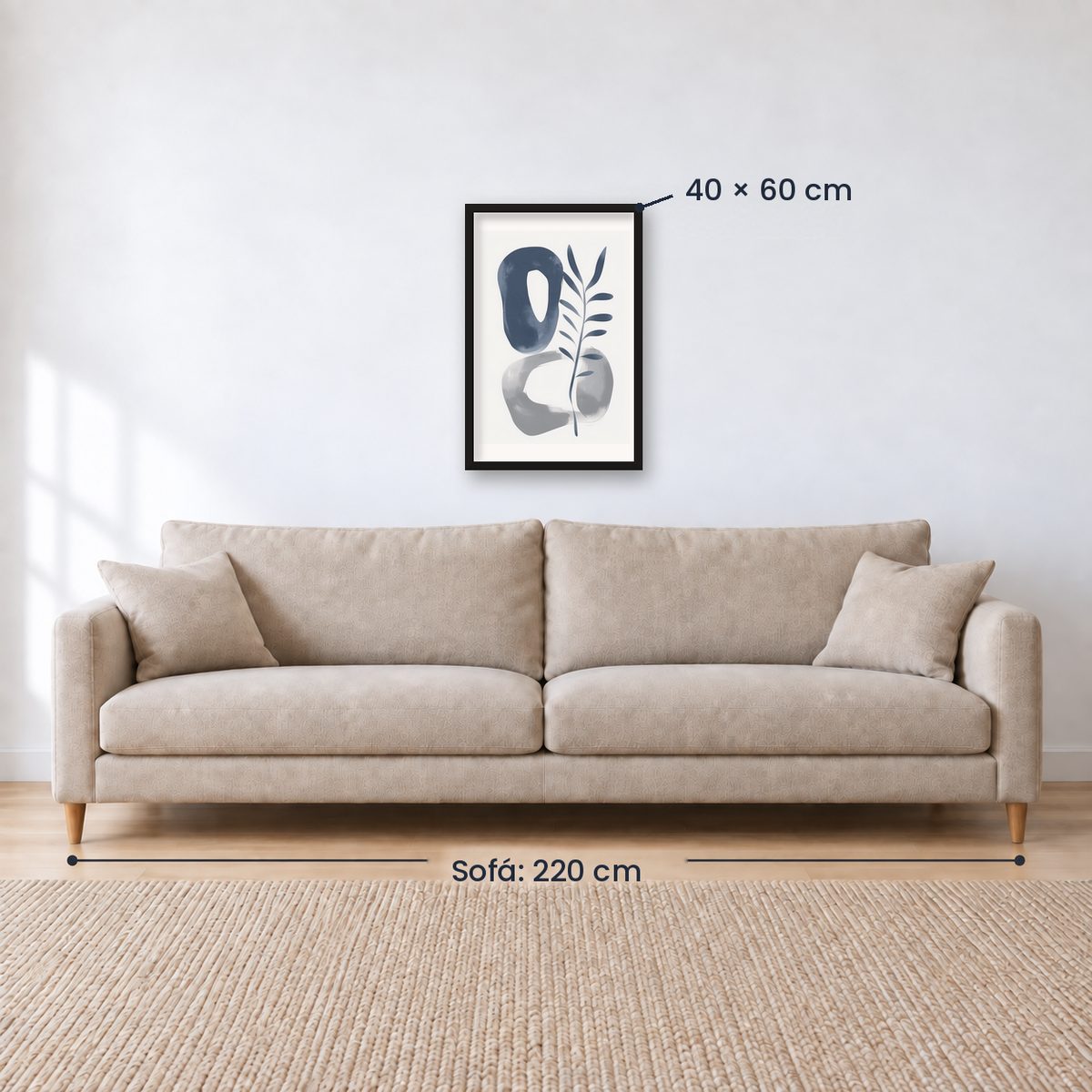 Cuadro Decorativo Azul como el mar AZUL VIII