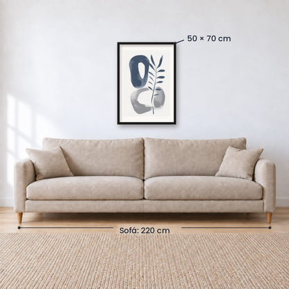 Cuadro Decorativo Azul como el mar AZUL VIII