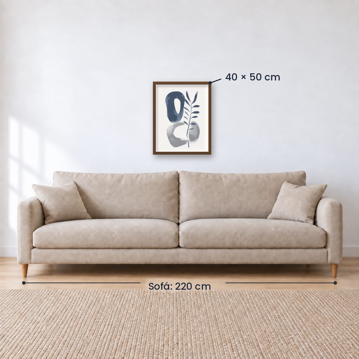 Cuadro Decorativo Azul como el mar AZUL VIII