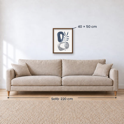 Cuadro Decorativo Azul como el mar AZUL VIII