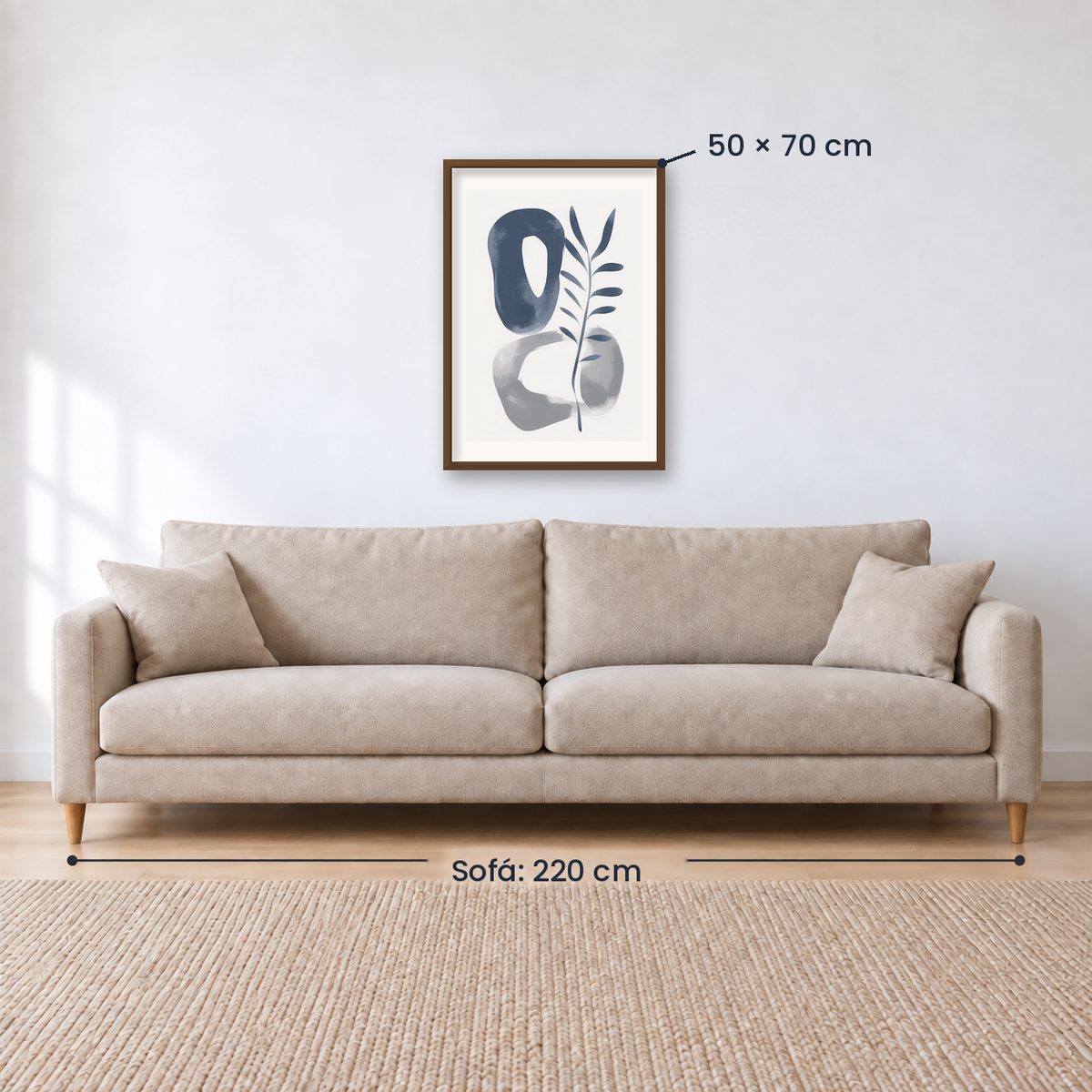 Cuadro Decorativo Azul como el mar AZUL VIII