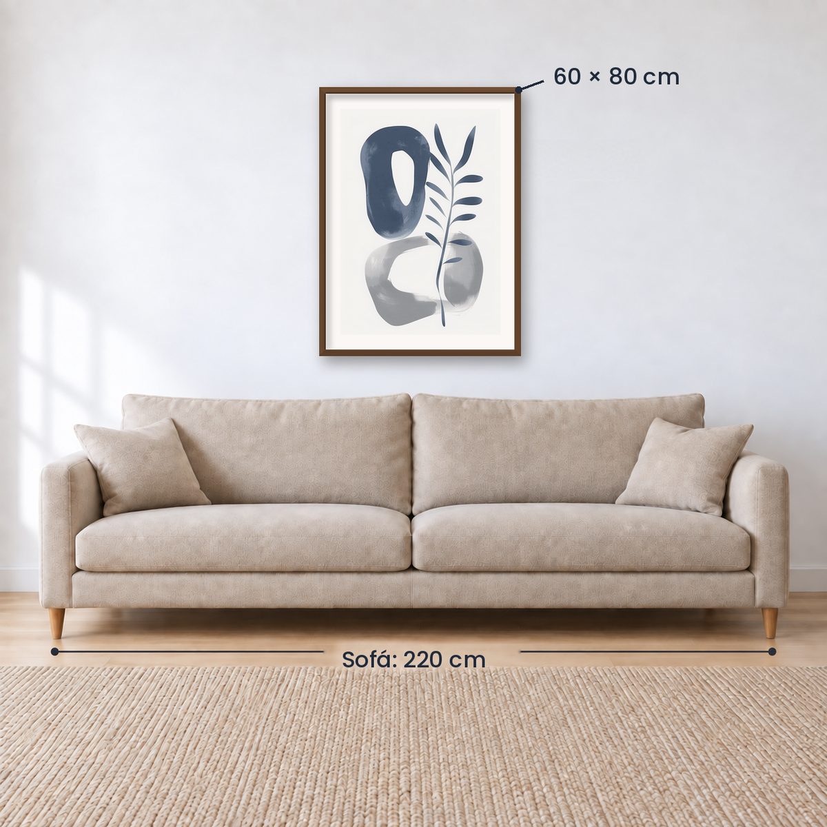 Cuadro Decorativo Azul como el mar AZUL VIII