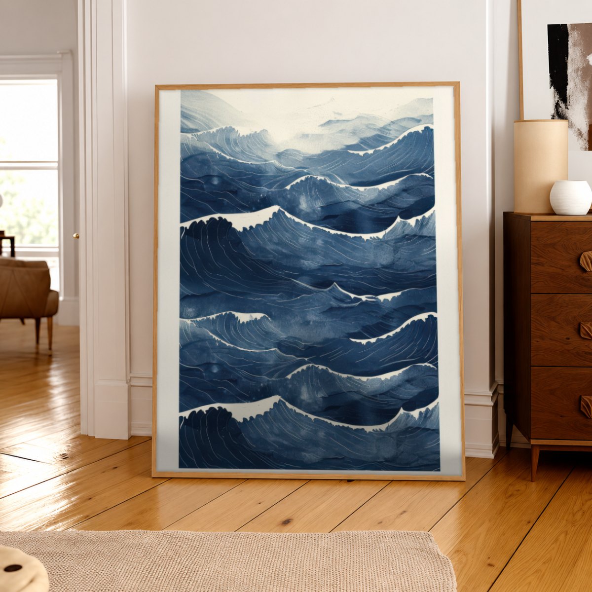 Cuadro Decorativo Azul como el mar AZUL X