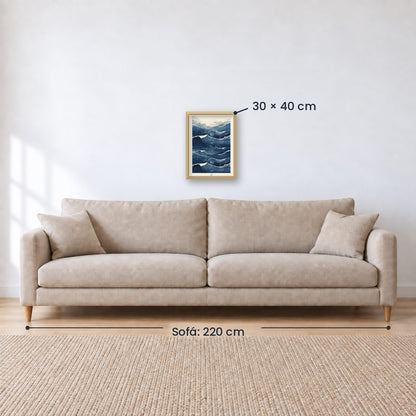 Cuadro Decorativo Azul como el mar AZUL X